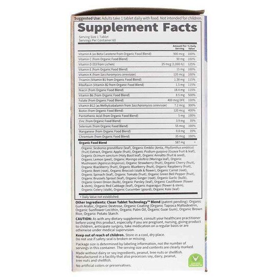 Men's Once Daily Whole Food Multivitamin, GOLM